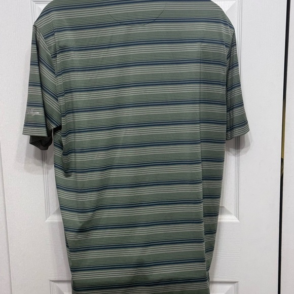 Walter Hagen Green Polo Shirt with Classic Stripes - Picture 3 of 4